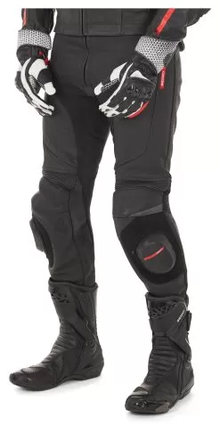 Front Page -Funky Motorcycle sedici corsa leather sport pants black 1