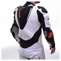 Sedici Corsa One-Piece Race Suit White/Black/Red / 54 [Blemished - Very Good] -Funky Motorcycle sedici corsa one piece race suit white black red54 blemished very good white black red 3