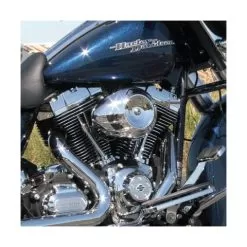 S&S Cycle Airstream Stealth Air Cleaner Cover -Funky Motorcycle ss airstream stealth air cleaner cover chrome 1