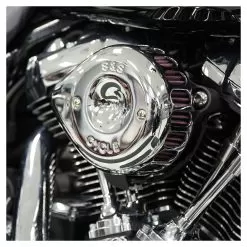 S&S Cycle Mini Teardrop Stealth Air Cleaner Cover 11 S&S Cycle Mini Teardrop Stealth Air Cleaner Cover -Funky Motorcycle ss mini teardrop stealth air cleaner cover chrome 2