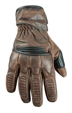 Street & Steel Scrambler Gloves -Funky Motorcycle street steel scrambler gloves brown