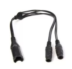 TecMate SAE To Coax Y-Splitter Cable -Funky Motorcycle tec mate sa eto coax y splitter cable 2