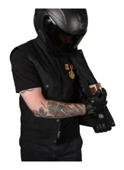 Thrashin Supply Nightrider V2 Vest -Funky Motorcycle thrashin supply nightrider v2 vest black 3