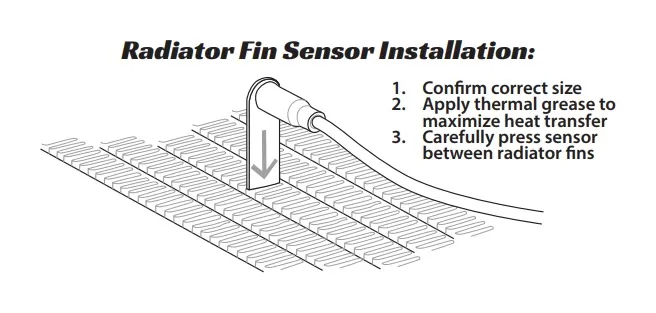 Trail Tech TTO Temperature Meter Radiator Fin Sensor 3 Trail Tech TTO Temperature Meter Radiator Fin Sensor - Image 3
