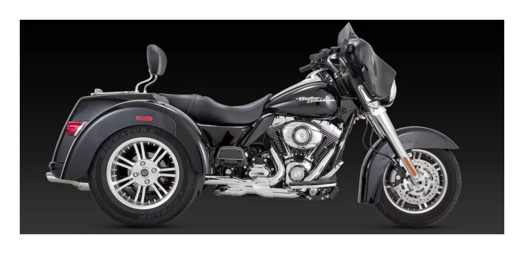 Vance & Hines Deluxe Slip-On Mufflers For Harley Trike 2009-2023 3 Vance & Hines Deluxe Slip-On Mufflers For Harley Trike 2009-2023 - Image 3