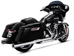 Vance & Hines Dresser Duals Headers For Harley Touring 2017-2023 -Funky Motorcycle vance hines dresser duals headers for harley touring20172022 chrome 1