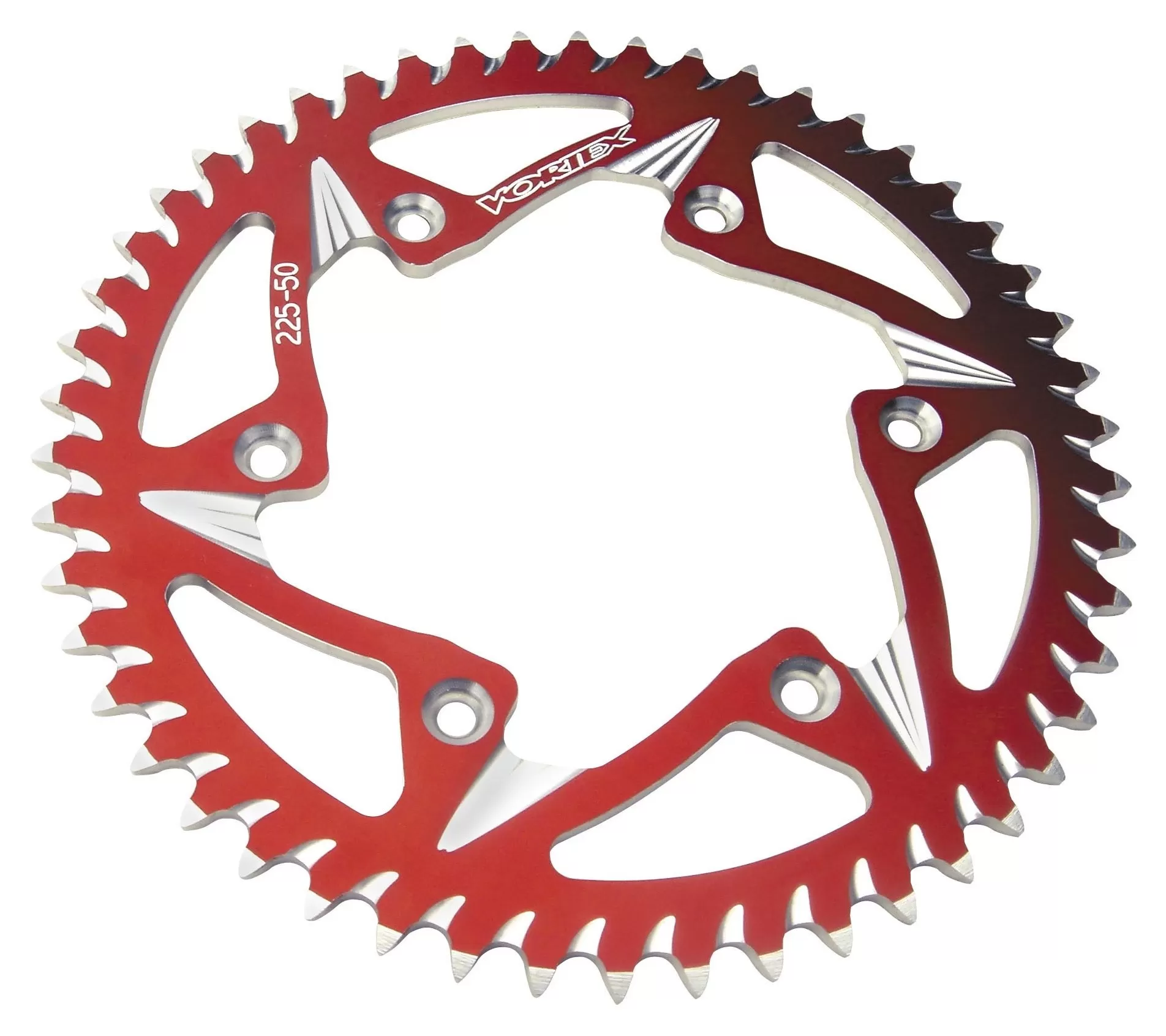 Vortex 520 CAT5 Aluminum Rear Sprocket BMW S1000RR / S1000R / S1000XR 45T / Red [Open Box]